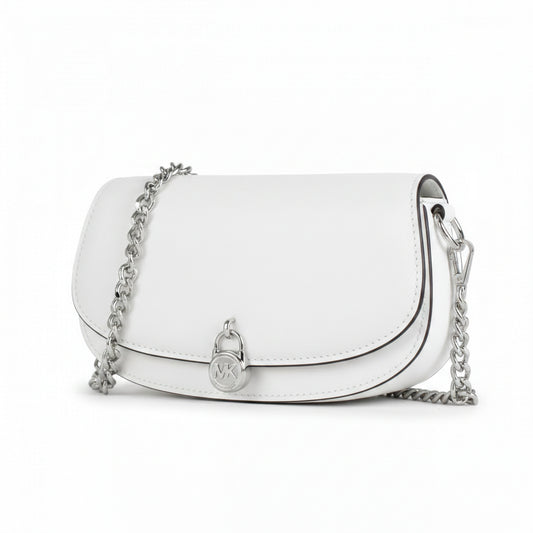 Michael Kors Chain Crossbody Bag White, Women