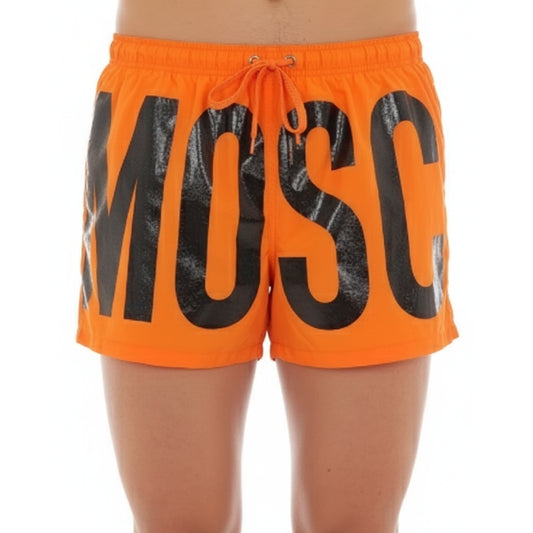 Moschino Logo Print Swim Shorts Orange (A42859301-0035) Men