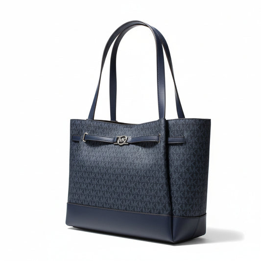 Michael Kors Reed Navy Tote Bag (35F4S6RT3B-ADMIRAL) Women