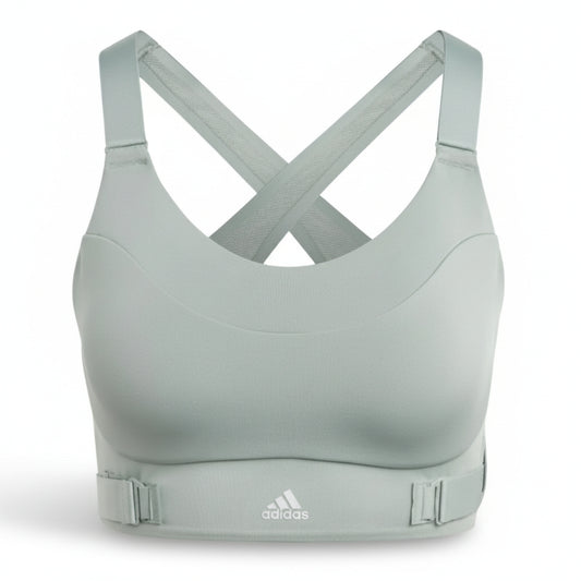 Adidas Bra FAST L RU HS BR (HR9662-SILVER) Women