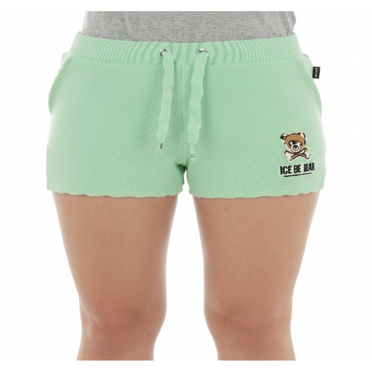 Moschino Ice Bear Knit Shorts Green (A68884409-0449) Women