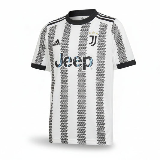 Adidas Football T-Shirt JUVE H JSY Y (HB0439-WHITE_BLACK) Kids