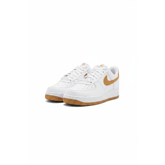 Nike Air Force 1 Sneakers White Gold, Men