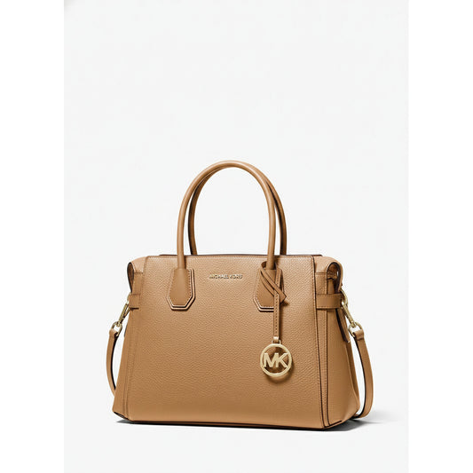 Michael Kors Mercer Satchel Handbag Camel (35S4GM9S6L-CAMEL) Women