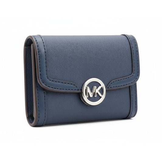 Michael Kors Leida Saffiano Wallet Navy (35S4S9GF2L-NAVY) Women