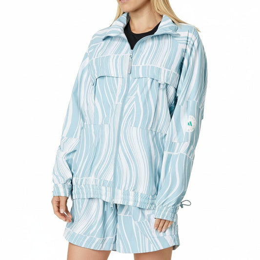 Adidas Track Jackets aSMC WOVEN TT P (HT1102-WHITE_GREEN) Women