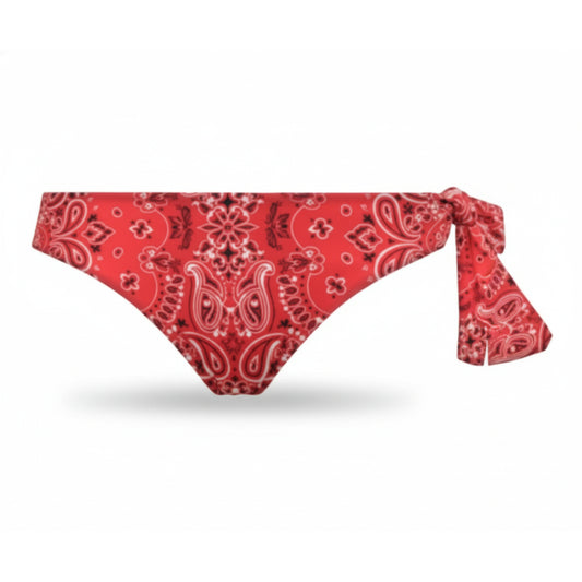 Moschino Red Paisley Bikini Bottom (A59444902-1215) Women