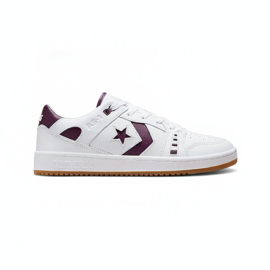 Converse AS-1 Pro Low Skate Sneakers White Purple, Unisex