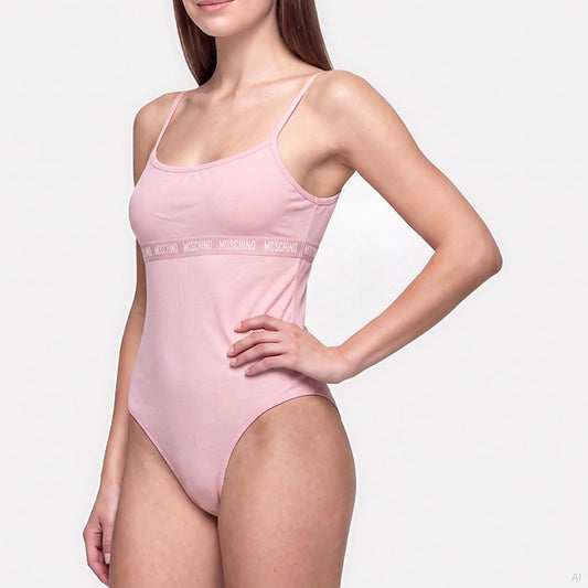 Moschino Logo Band Bodysuit (A11034410), Women