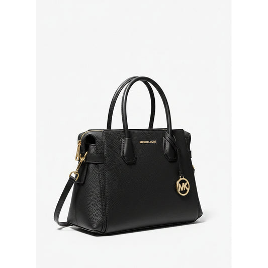Michael Kors Structured Leather Handbag Black (35S4GM9S6L-BLACK) Women