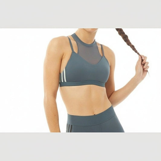 Adidas Bra AM 3S MESH BRA (GC7642-BLUE) Women