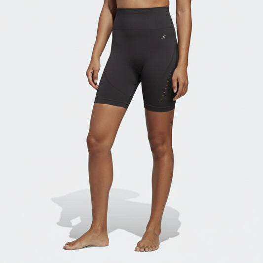 Adidas High-Waisted Biker Shorts Black (HS5434-BLACK) Women