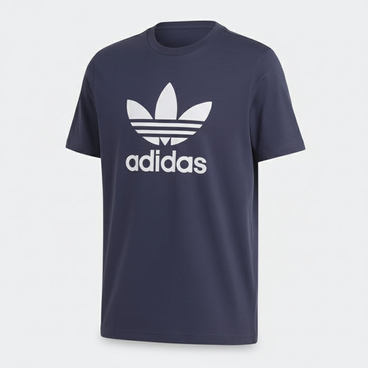 Adidas Short Sleeve T-shirts TREFOIL T-SHIRT (HE9512-NAVY_WHITE) Men