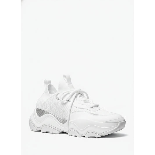 Michael Kors Atlas White Chunky Knit Sneaker, Men