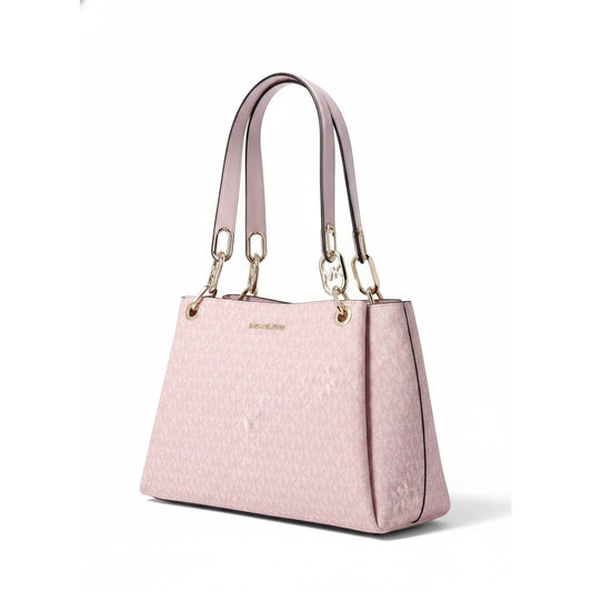 Michael Kors LG TRPL GUSSET SHLDR (35H1G9TL9L-POWDER BLUSH) Women