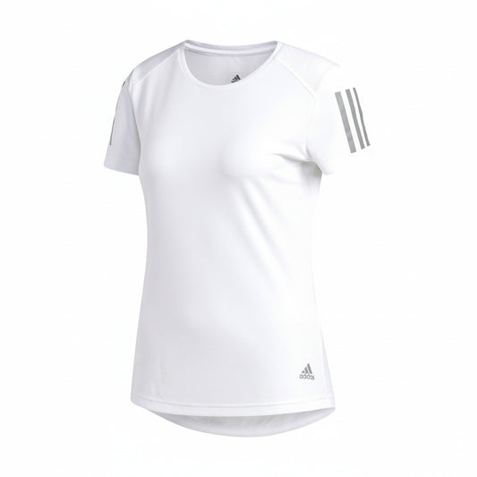 Adidas Short Sleeve T-shirts OWN THE RUN TEE (DQ2620-WHITE) Women