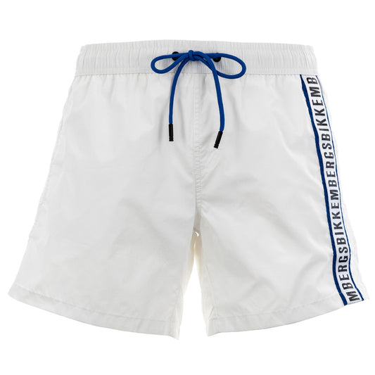 Bikkembergs Swimshorts Tape (BKK1MBS01-WHITE_BLUE) Men