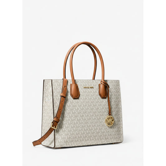 Michael Kors Mercer Signature Tote Vanilla, Women