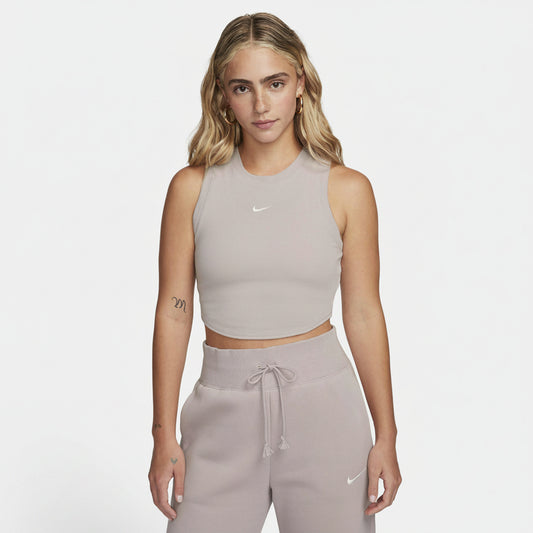 Nike Sportswear Essentials Women's Ribbed Tank Top Damen-T-Shirt, Women