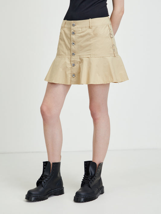 Diesel Beth Beige Short Skirt (00SC8S-0EAZB-3340306) Women