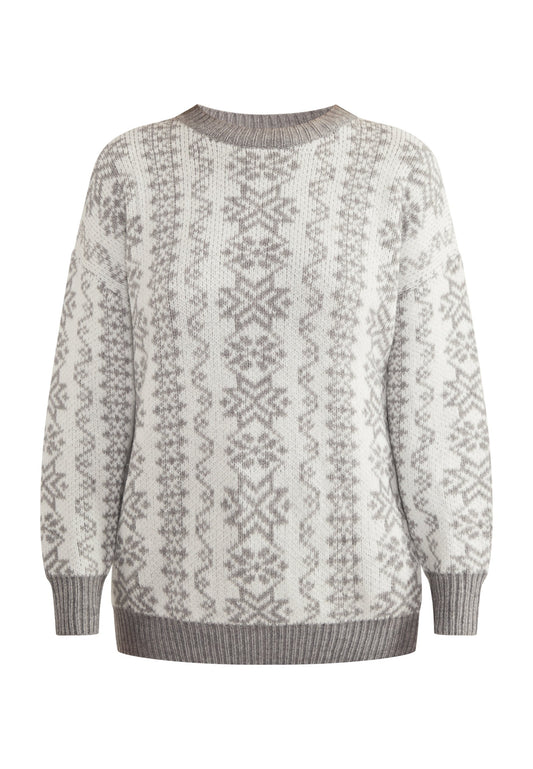 usha Oversize Knit Jumper lynnea Grey (1US21I0NM-C11) Women