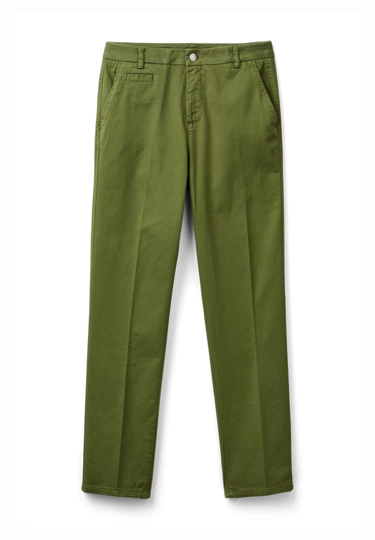 United Colors of Benetton Slim Fit Chinos Green (4BE21A0NK-M11) Women