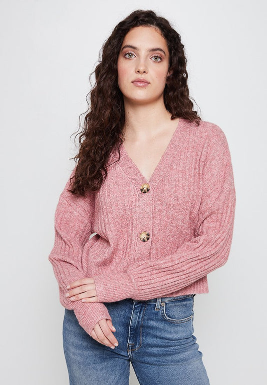 Noisy May CARDIGAN FEM KNIT PRE97/EA3 Apricot (ZZO1TLH04-H00) Women
