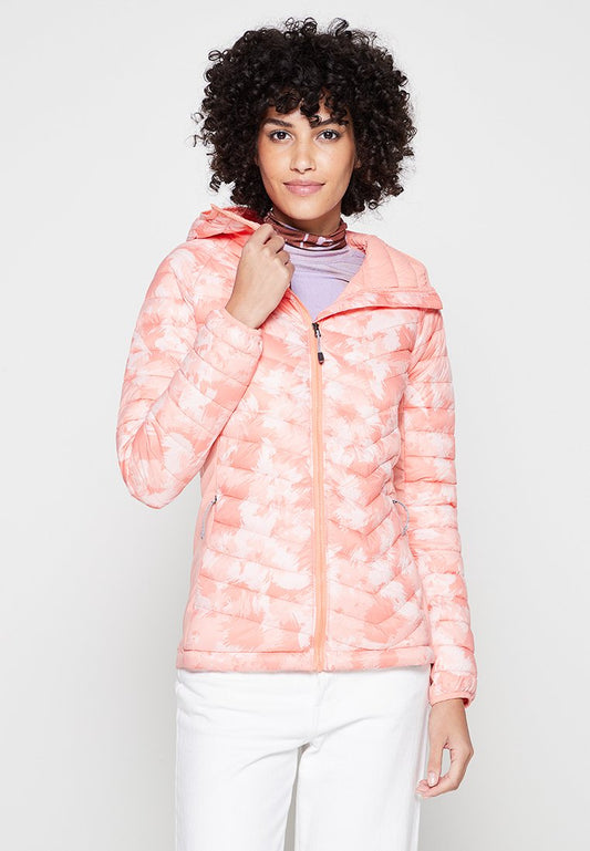 Columbia Powder Pass™ Hooded Jacket Light Pink (ZZO1TGF15-T00) Women