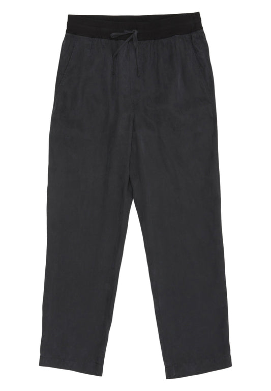 Bimba Y Lola Black cupro jogger trousers Women