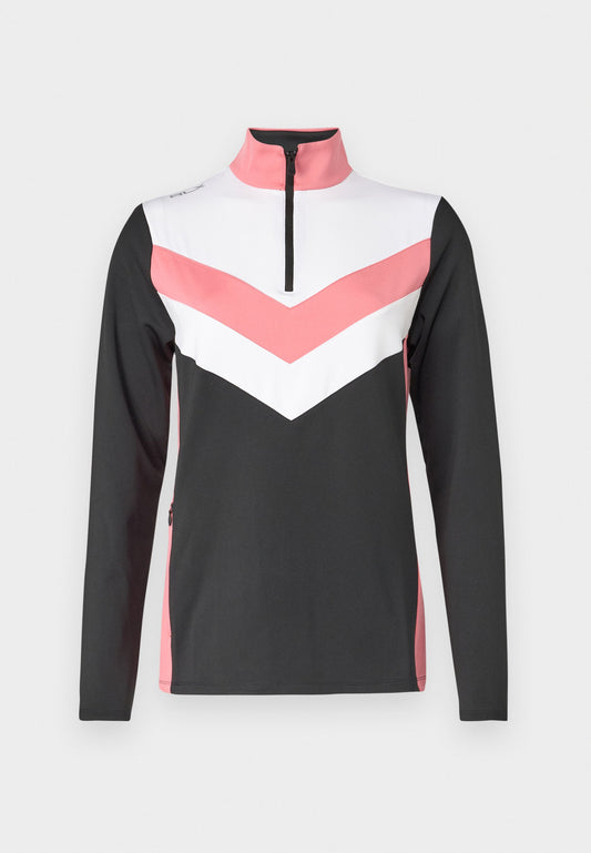 RLX Golf CRKT 1/4 ZIP LONG SLEEVE Jumper Black (ZZO2JTG17-Q00) Women