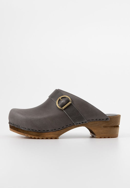 Sanita WOOD-OPEN WITH BUCKLE Anthracite (ZZO2J6V02-Q00) Women