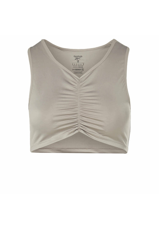 Reebok Studio Ruched Cropped Tank Top (Plus Size) (RE581A00W-C11) Women