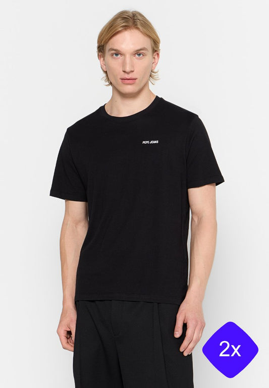 Pepe Jeans DEREK 2 BB RO PACK BLK/BLK Black (ZZO2JN510-Q00) Men