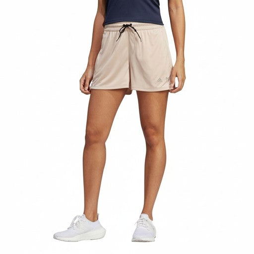 Adidas Performance Drawstring Athletic Shorts Beige (HR6984-BEIGE), Women
