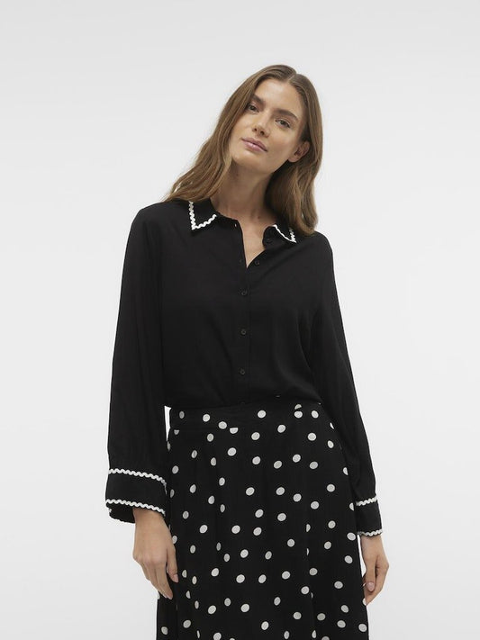 Vero Moda Bumpy Shirt Black (10300605-4083246) Women