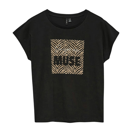Vero Moda Stina Ava Top Shirt (10337740-BLACK) Women