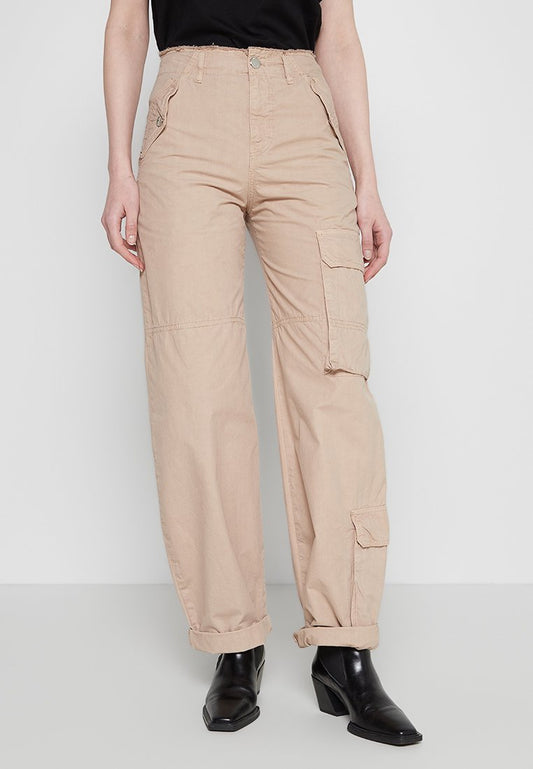 Pinko MALAGA PANTALONE TELA DI COTON Beige (ZZO2F0RAM-C00) Women