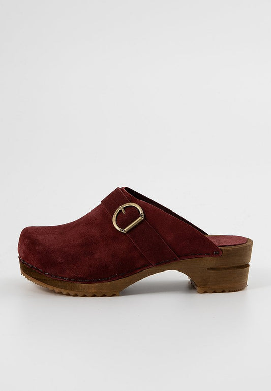 Sanita WOOD-OPEN WITH BUCKLE Bordeaux (ZZO2J6V03-G00) Women
