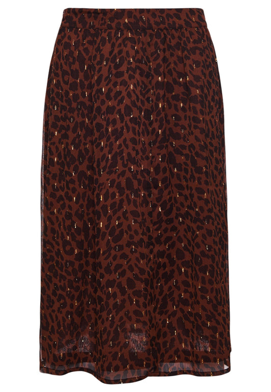 SUPERDRY Woven Metallic Midi Skirt Women
