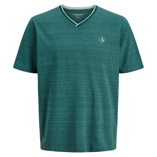 Jack & Jones Core Contrast V-neck Shirt (12258394-DEEPTEAL) Men