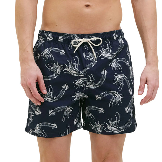 Jack & Jones Maui Mature AOP Swimshort (12272943-NEWNAVY) Men