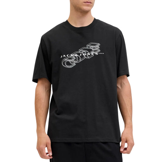 Jack & Jones Fusion Big Branding Shirt (12282698-BLACK) Men