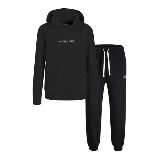 Jack & Jones Billyburg Sweat Hood Set (12291424-BLACK) Kids
