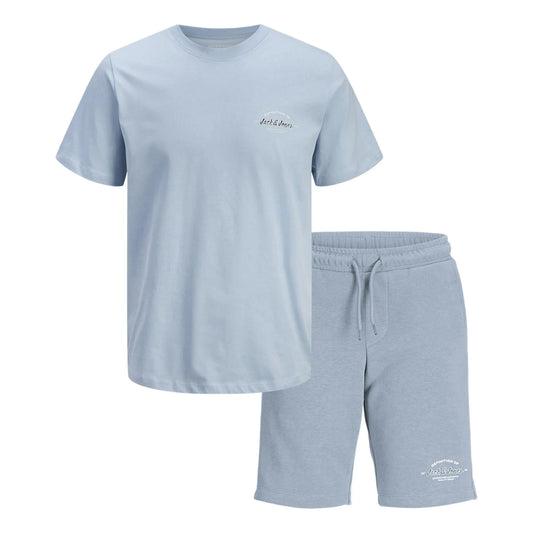 Jack & Jones Shirt & Short (12298608-CELESTIALBL) Men