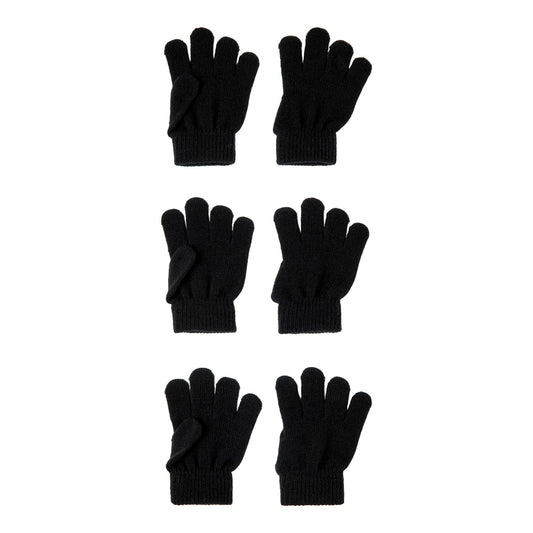 Name It Magic Gloves 3-pack (13208864-BLACK) Kids