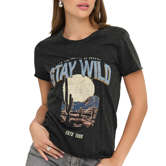 Only Lucy Shirt (15215721-BLKTXNWILD) Women