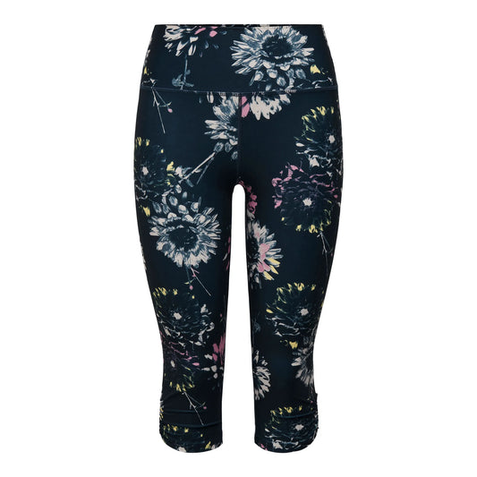 Only Play Jam Sky High Waist AOP 3/4 Train Tights (curvy) (15342390-BLUEGRAPHIT) Women