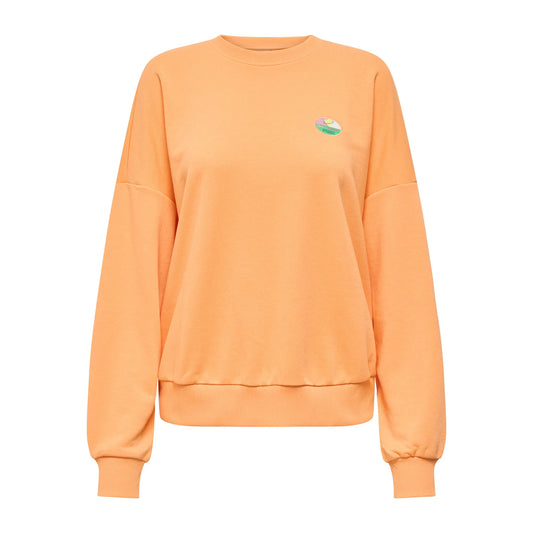 Only Minna Crew Sweater (15378311-MOCKORANGE) Women
