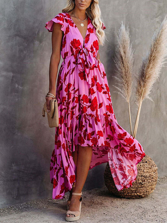 LA Angels Dress Pink / Red Women