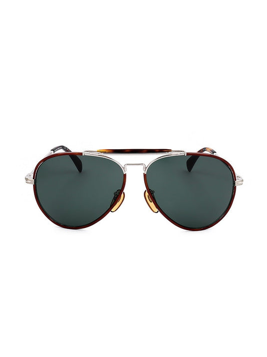 David Beckham Sunglasses Silver Brown / Navy Men